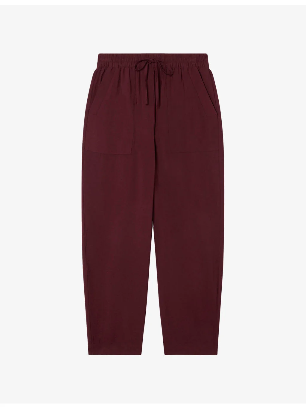 Tie-Waist Regular-Fit Woven Trousers - 1