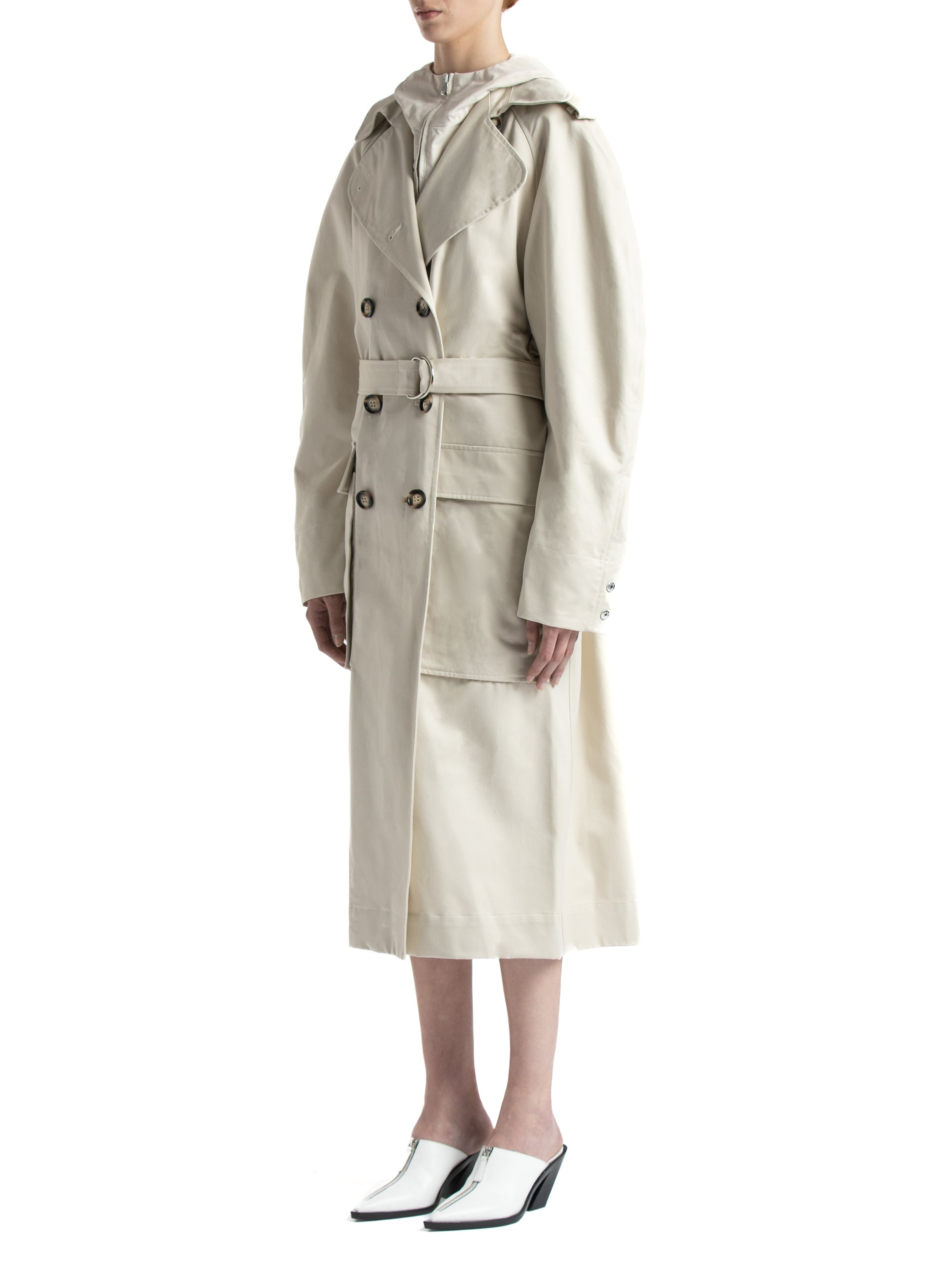 Pocket Trench Coat Gabardine - 3