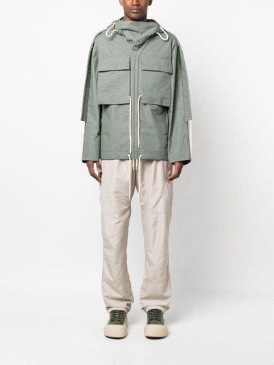 Craig Green short hooded parka coat outlook