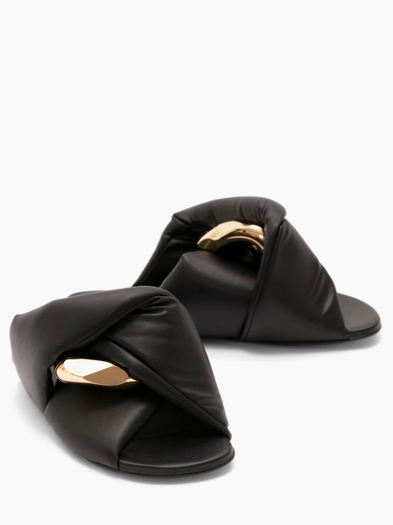 JW Anderson WOMEN'S CHAIN TWIST FLAT SANDAL outlook