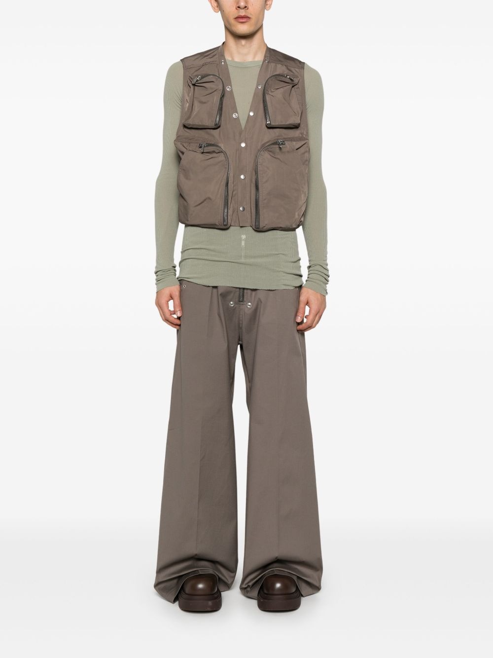 open-back cargo gilet - 2