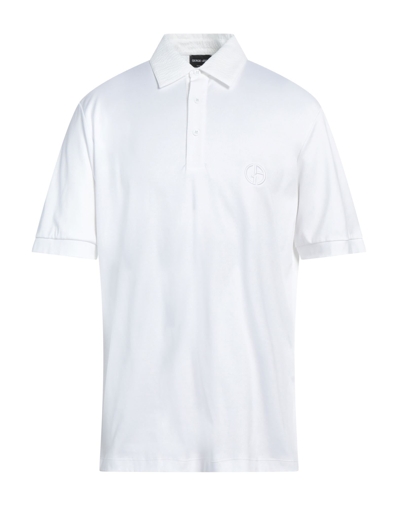 White Men's Polo Shirt - 1