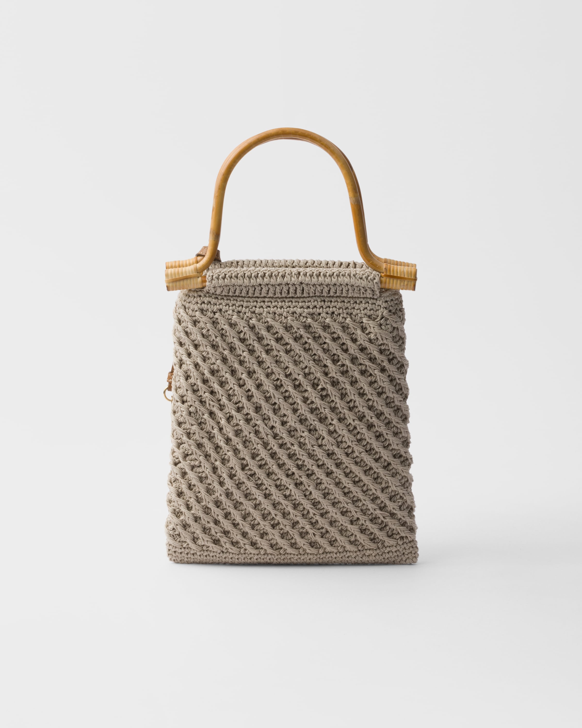 Cotton crochet mini-handbag - 4