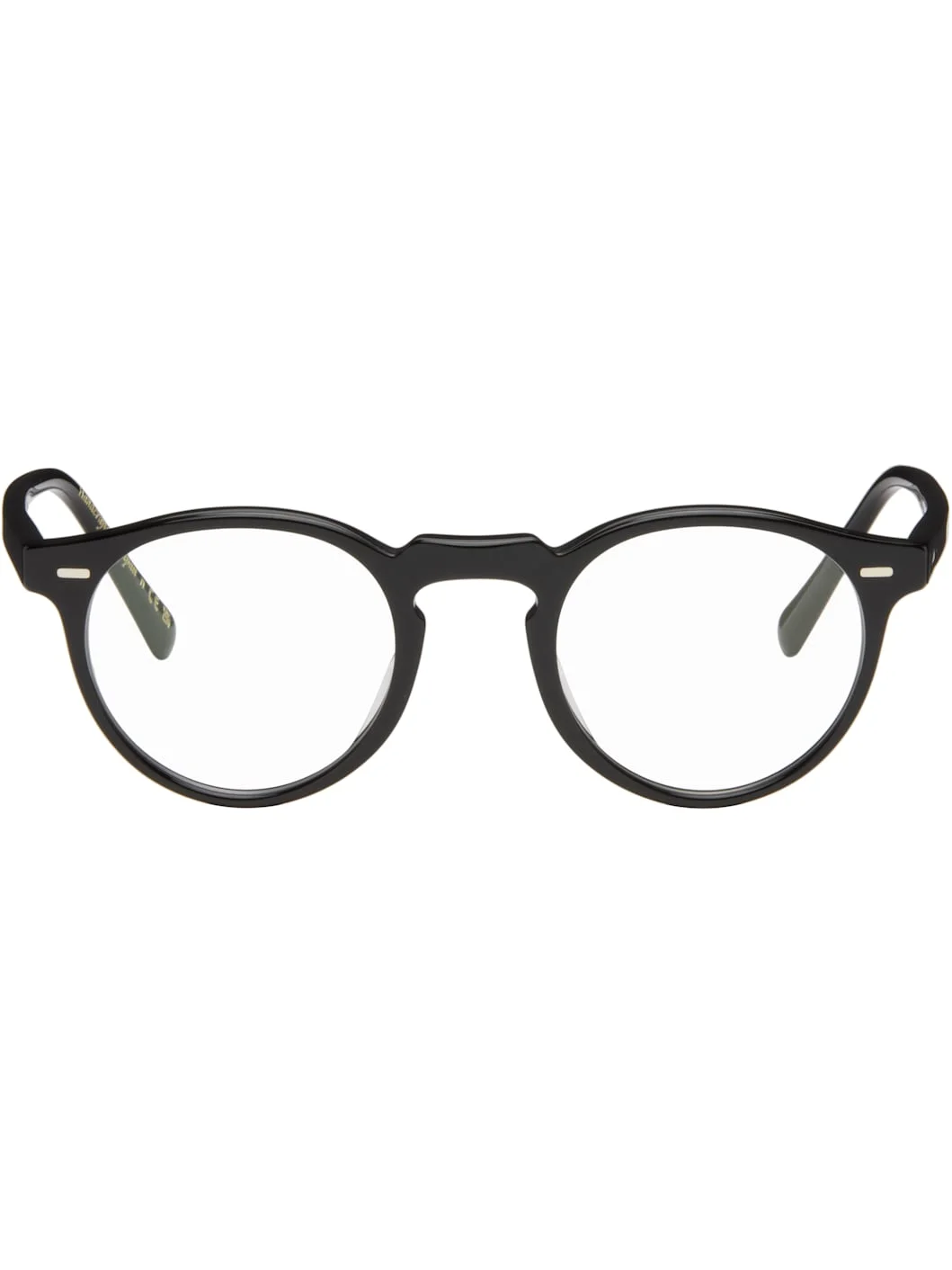 Black Gregory Peck Glasses - 1