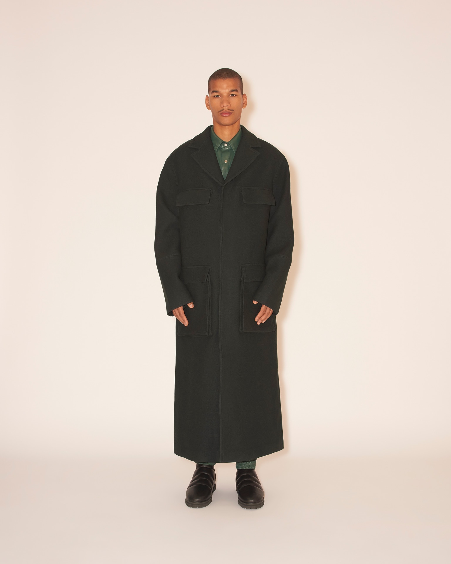 CORVIN - Patch pocket coat - Pine green - 2