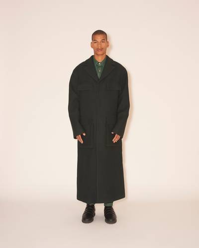 Nanushka CORVIN - Patch pocket coat - Pine green outlook
