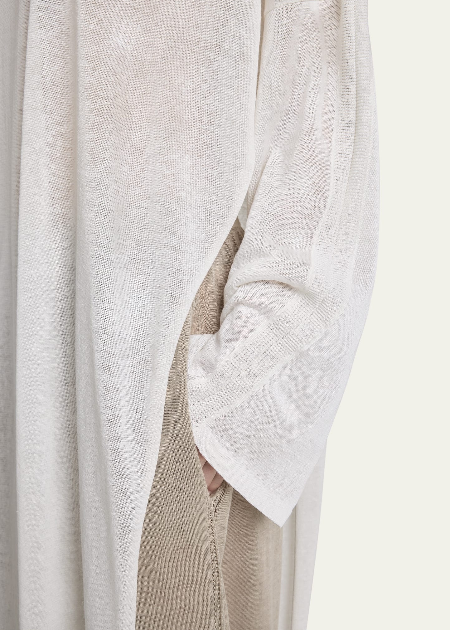 Silk Linen Tunic Dress - 5