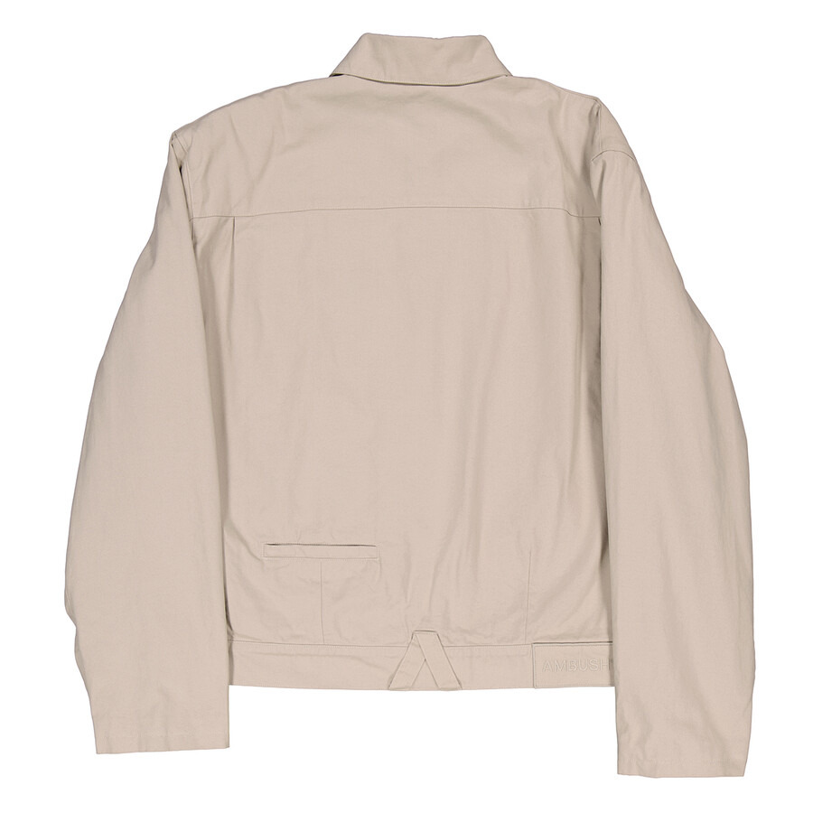 Ambush Beige Zip-Up Long Sleeved Overshirt - 2