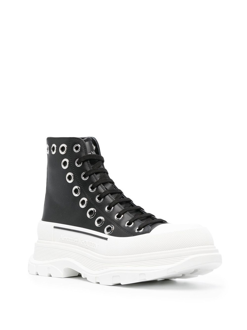 Alexander McQueen Joey eyelet-detail sneakers outlook