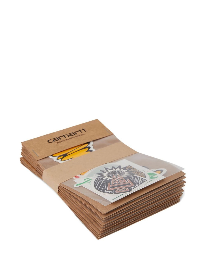 Carhartt logo-print stickers (pack of ten) outlook