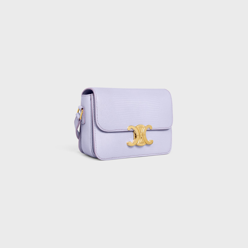 CELINE Teen Triomphe Bag in lizard outlook