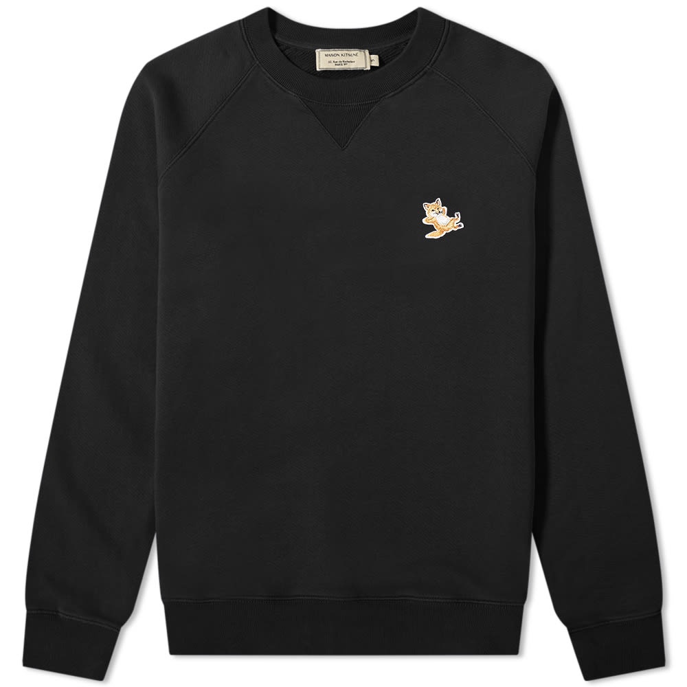 Maison Kitsuné Chillax Fox Patch Classic Crew Sweat - 1