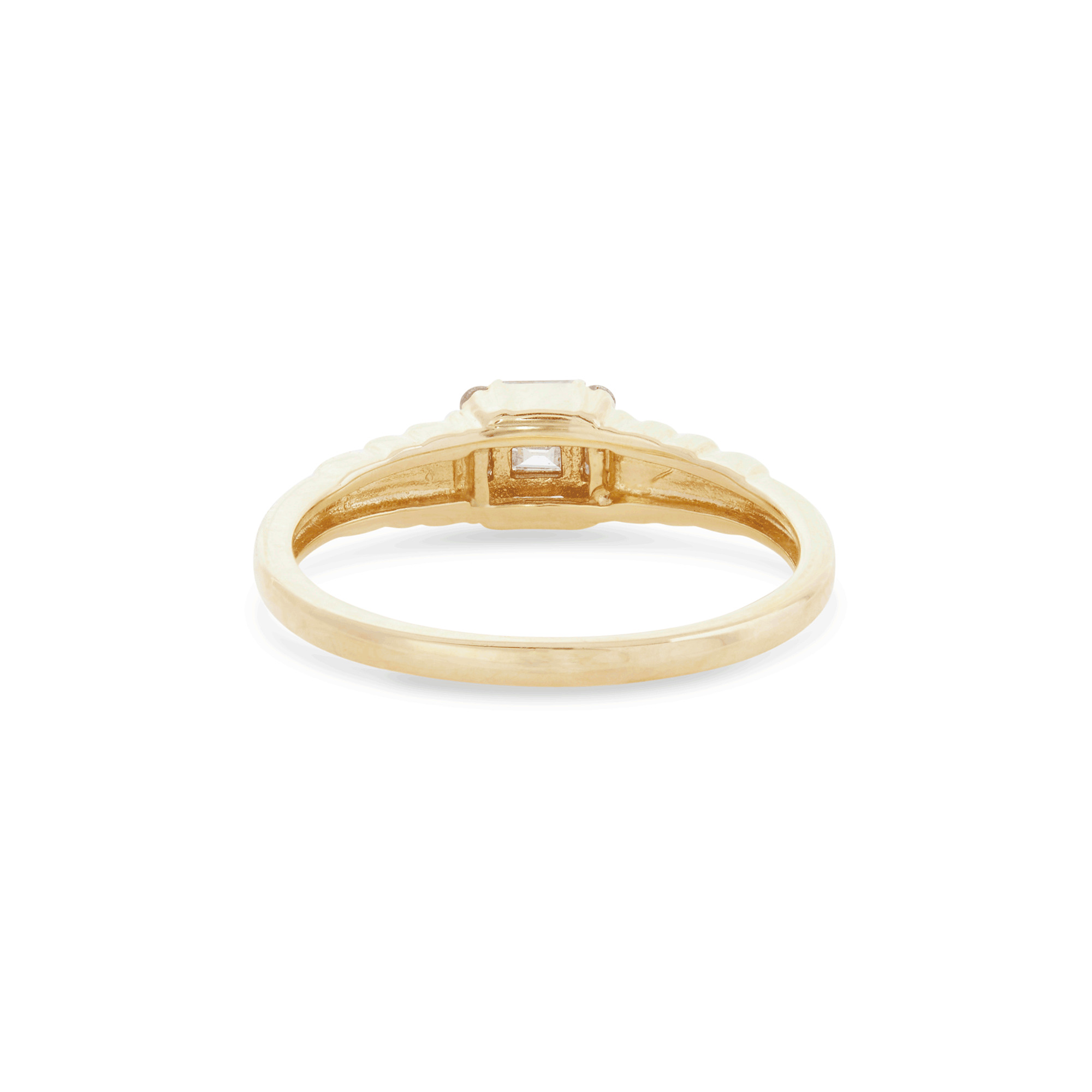 Bold Shield of Strength Pinky Signet - 4