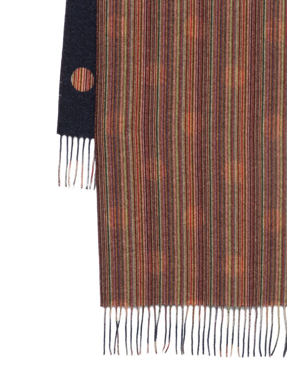 striped polka-dot scarf - 3