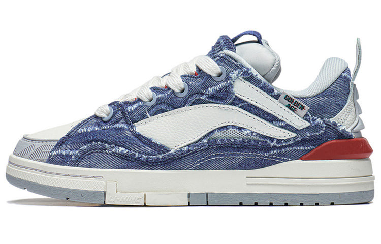 (WMNS) Li-Ning Superwave Golden 'Denim Blue White' AECS074-10 - 11