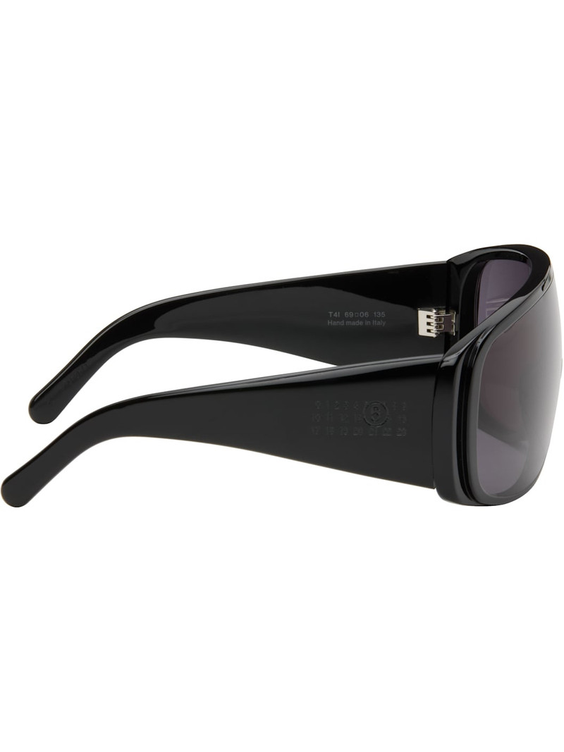 MM6 Maison Margiela Black Mask Sunglasses outlook