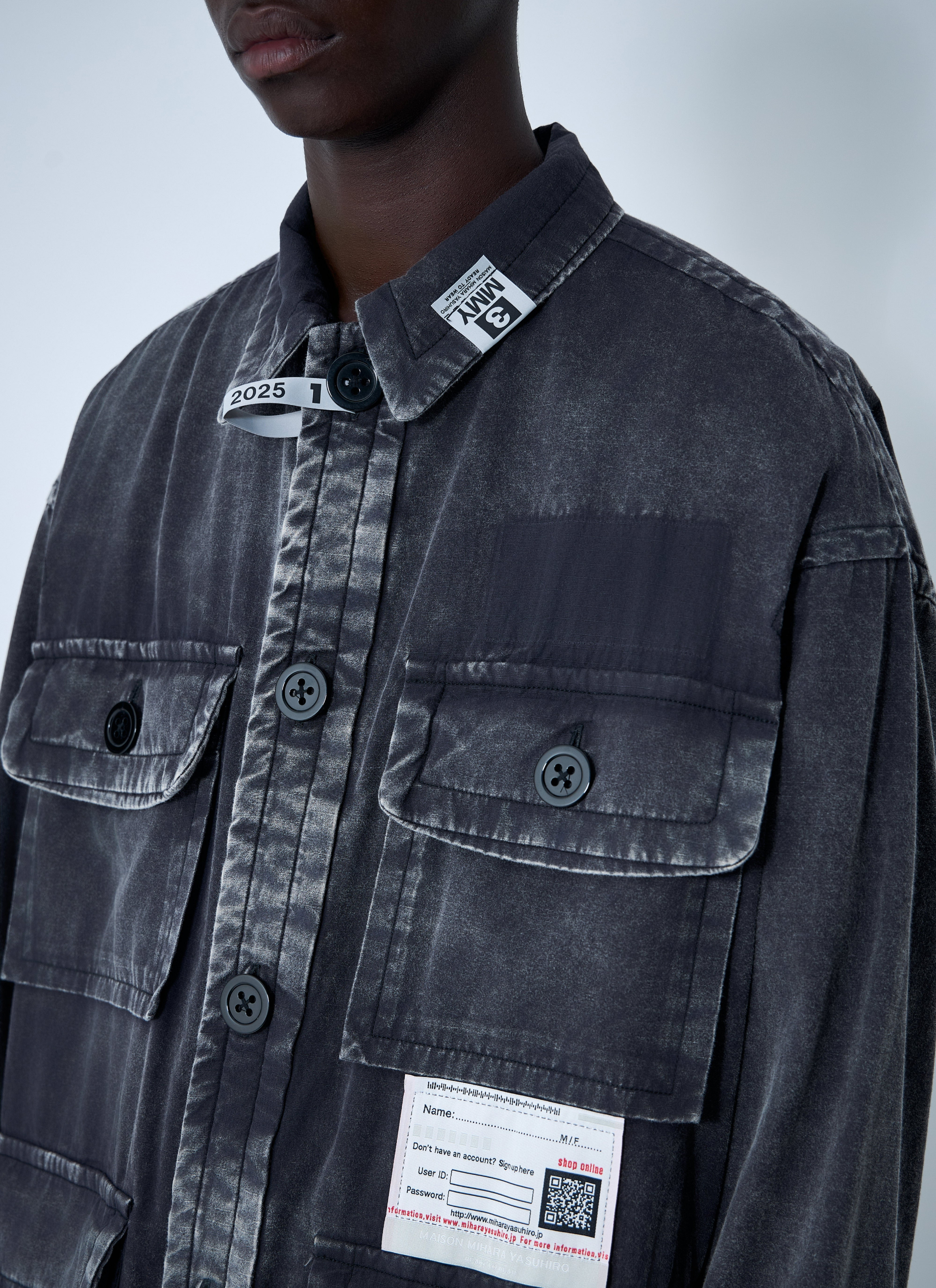 Maison Mihara Yasuhiro Men Ameteur Sewn Miltary Shirt - 5