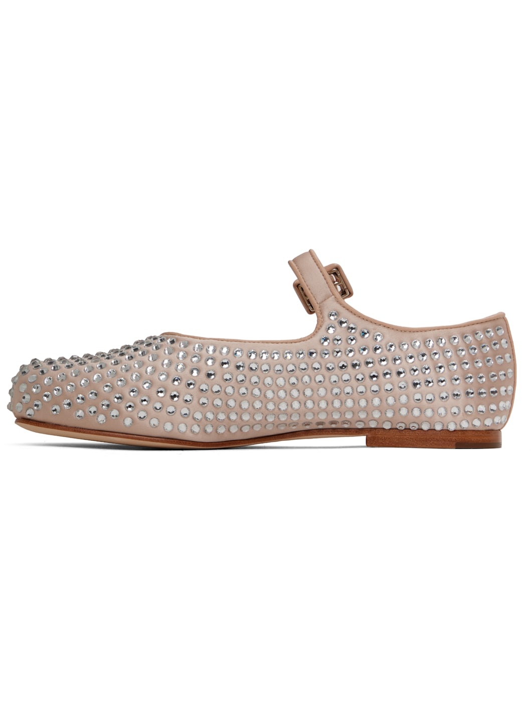 Pink Mary Jane Pointe Ballerina Flats - 3