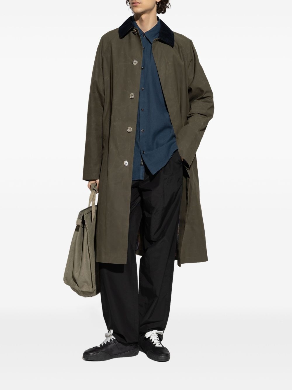 textured button-up shirt - 2