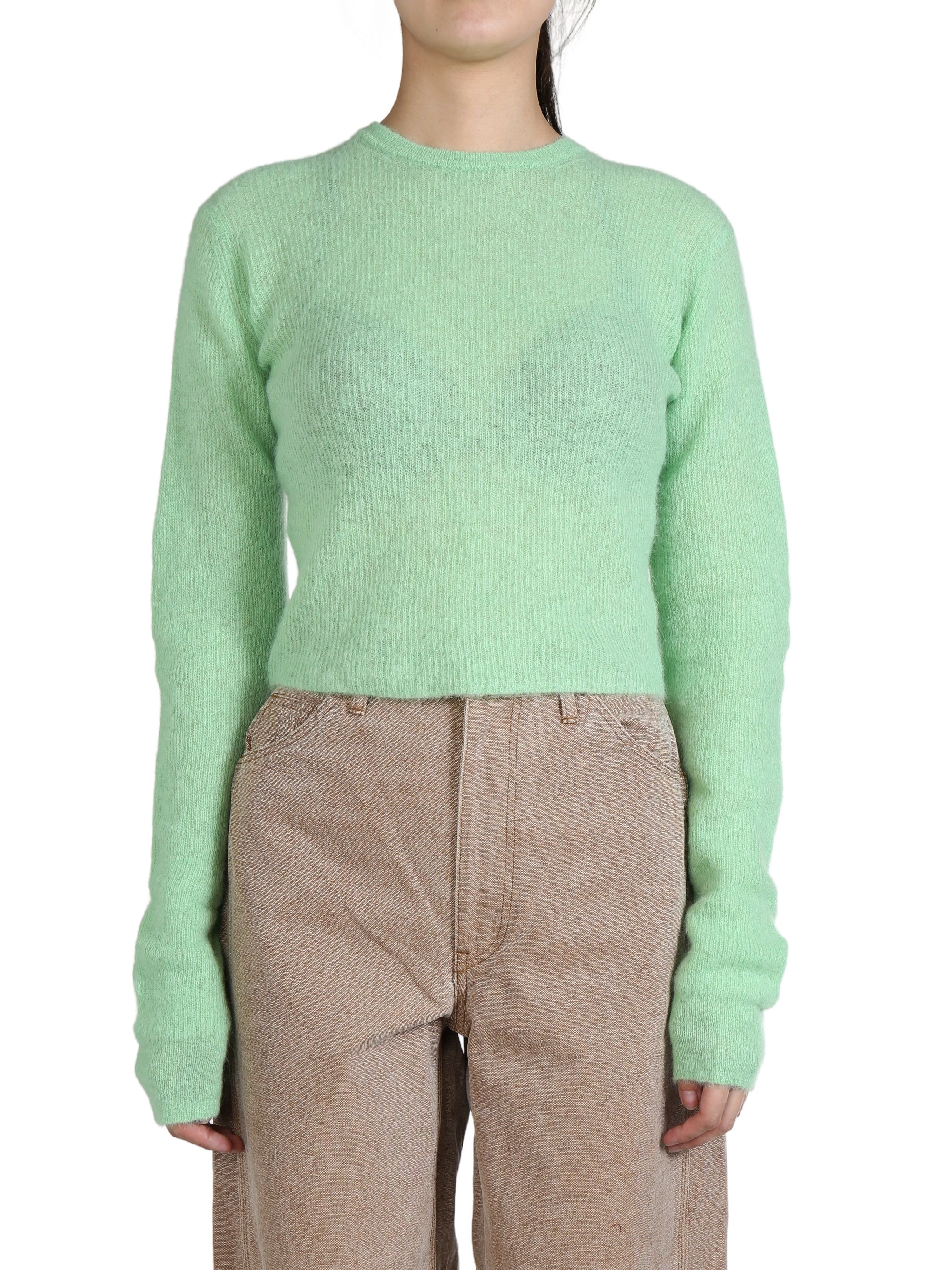 AURALEE AURALEE - Women Baby Suri Alpaca Sheer Knit P/O