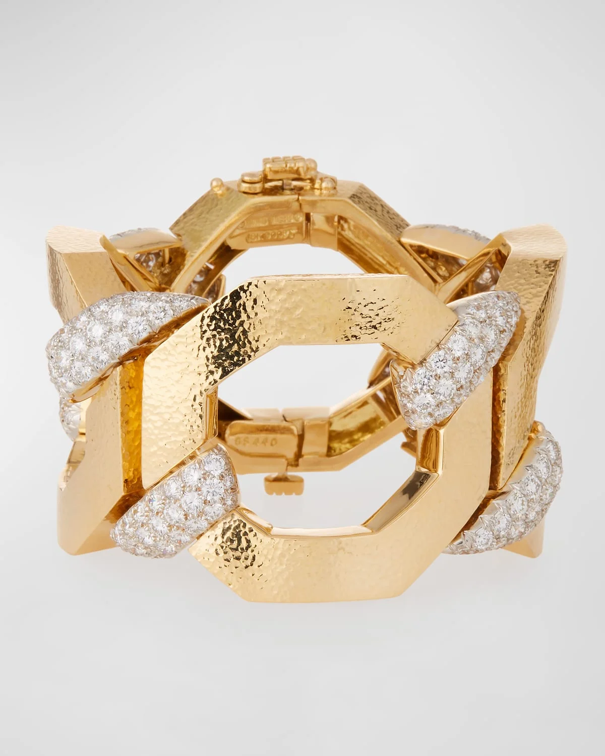 57th 18k Juno Diamond-Link Bracelet - 1