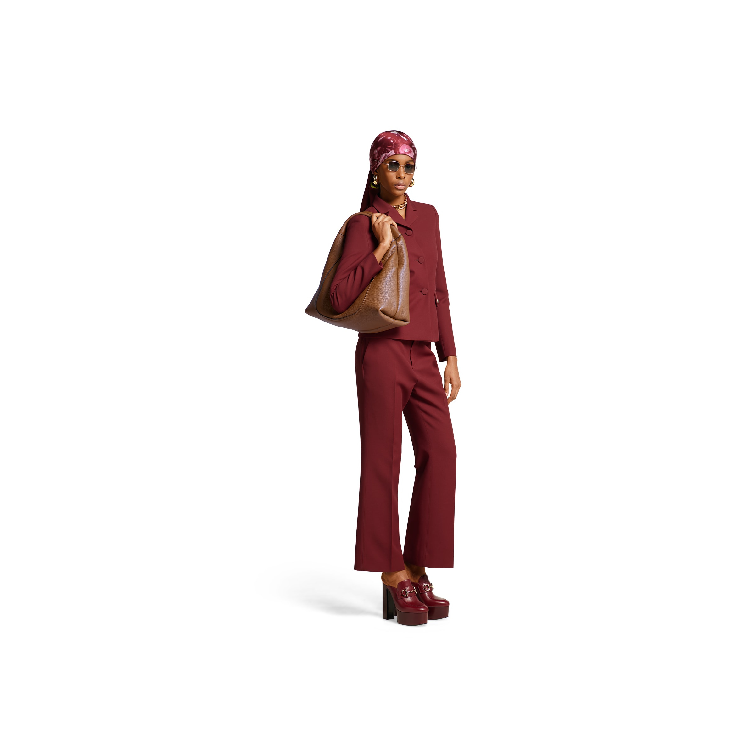 Wool silk pants with embroidery - 2