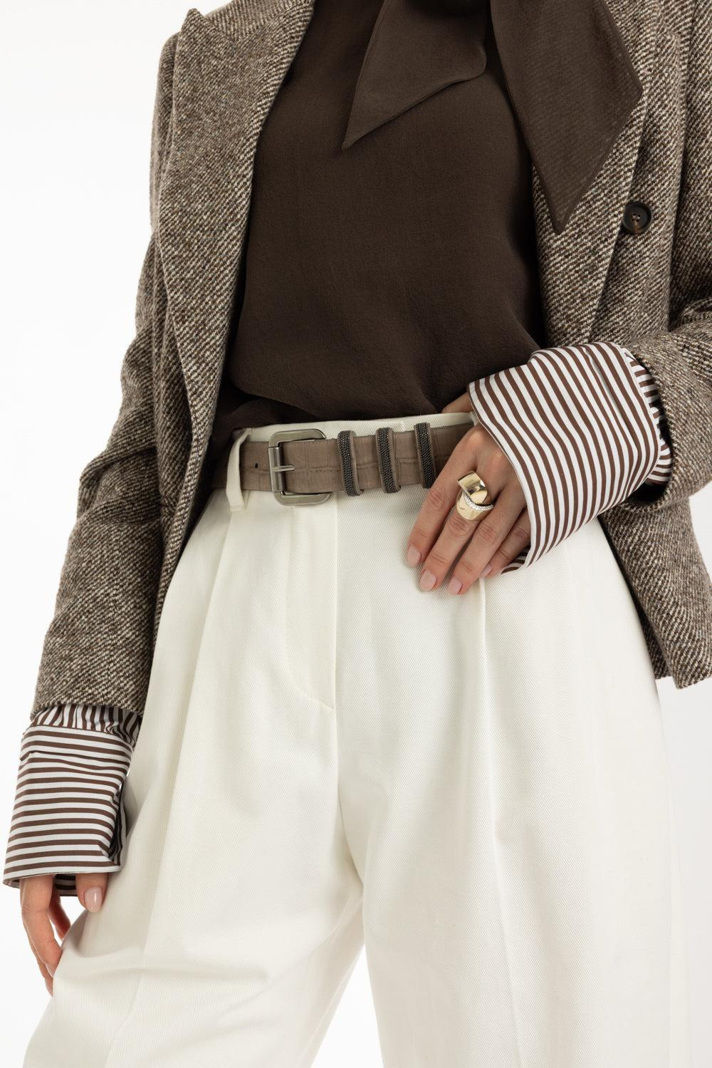 Three Ring Embossed Belt - 2