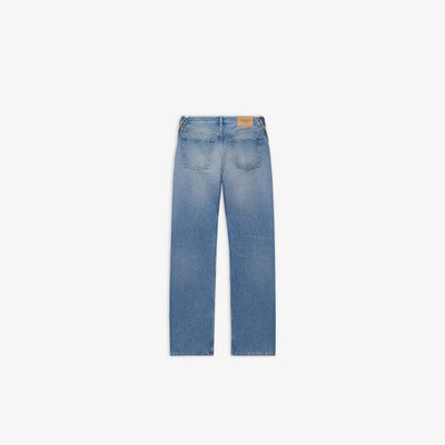 BALENCIAGA Men's Flatground Slim Pants in Indigo outlook