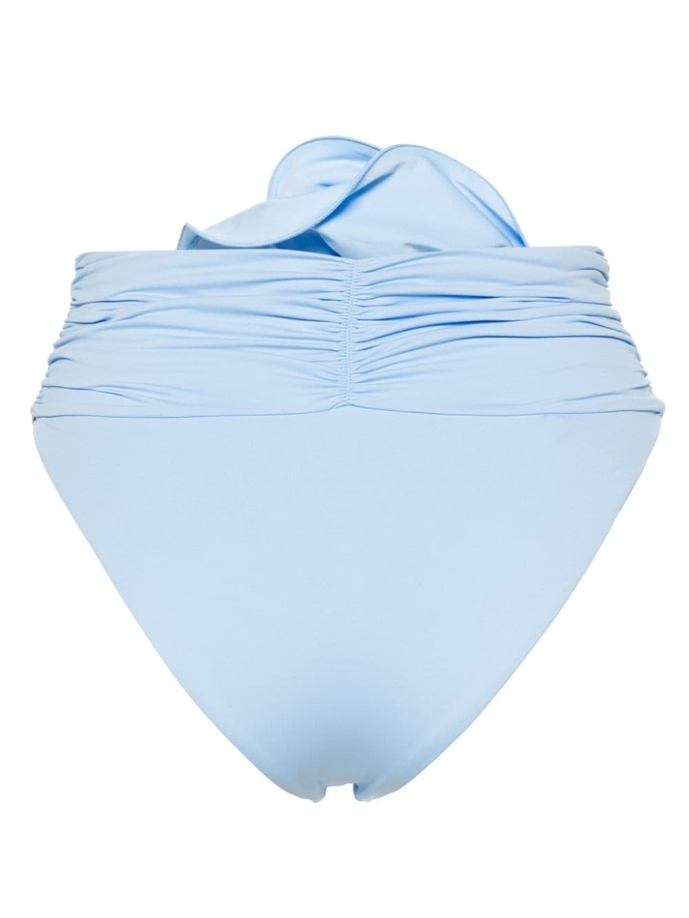 ruched high-waist bikini bottoms - 2