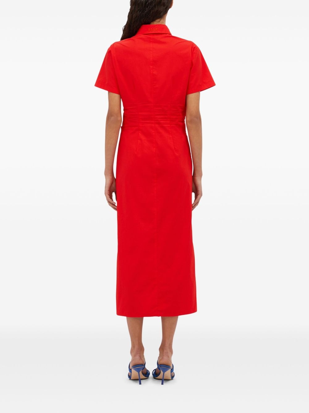 cut-out shirtdress - 4