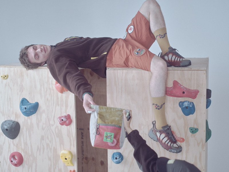 Large Brain Dead Equipment Chalk Bag - Electric Yellow 4