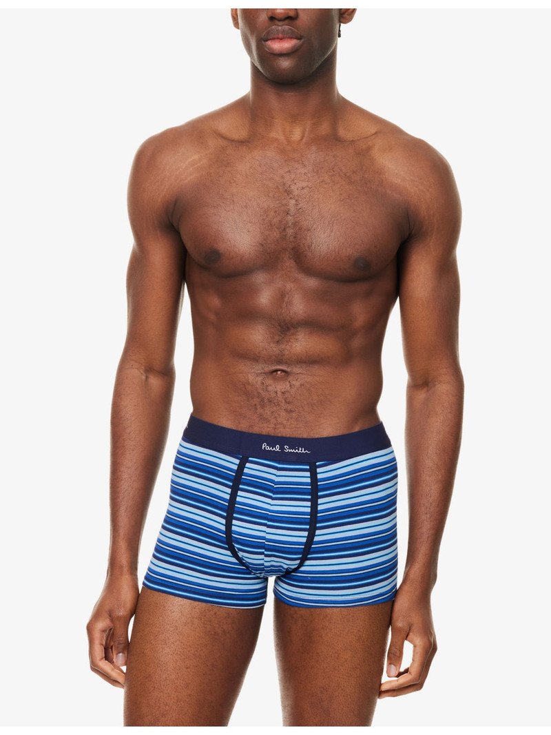 Paul Smith Striped Logo-Branded Pack Of Five Cotton-Jersey Trunks outlook