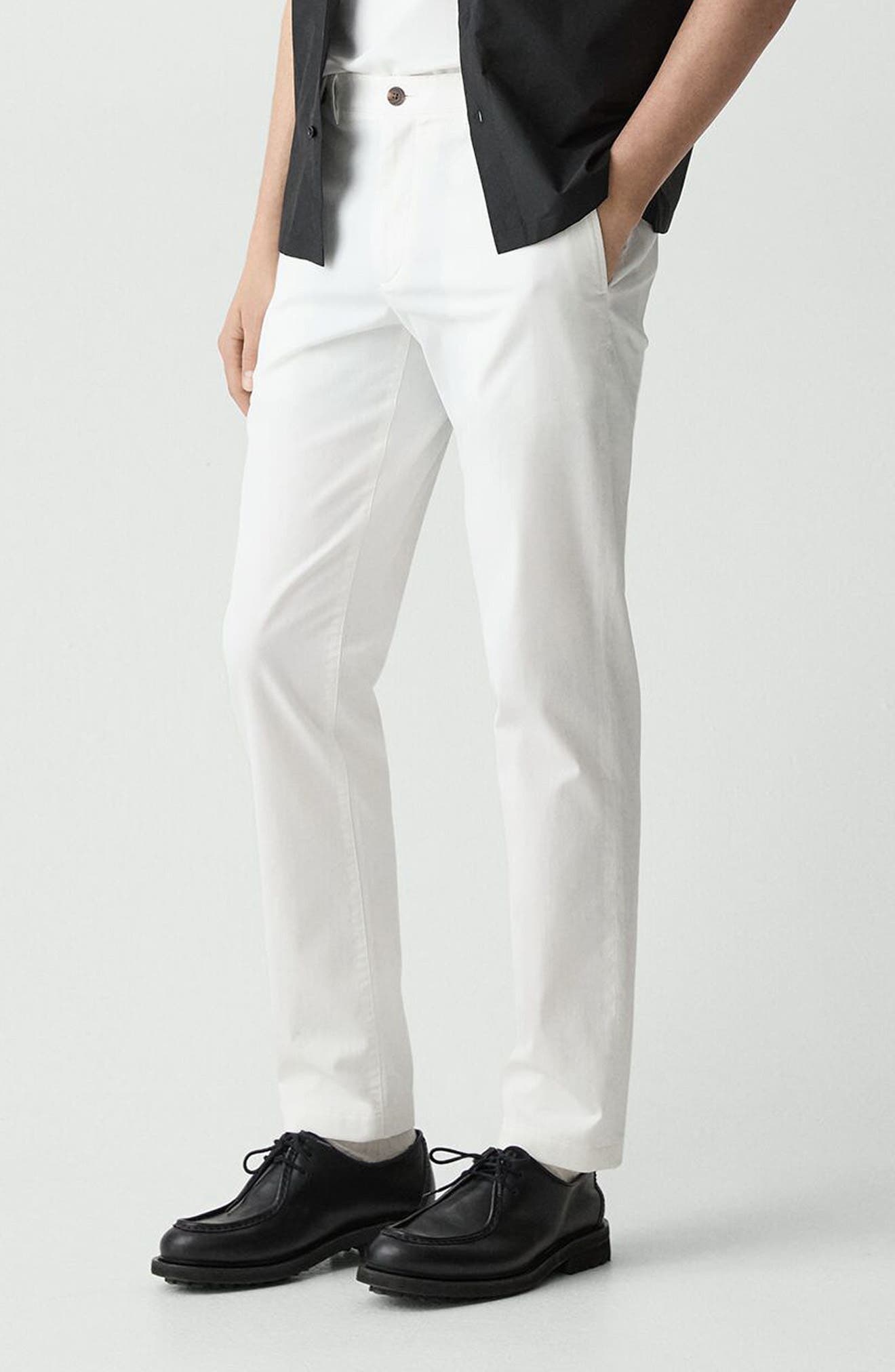 Theory Zaine Precision Ponte Knit Pants in White at Nordstrom - 3
