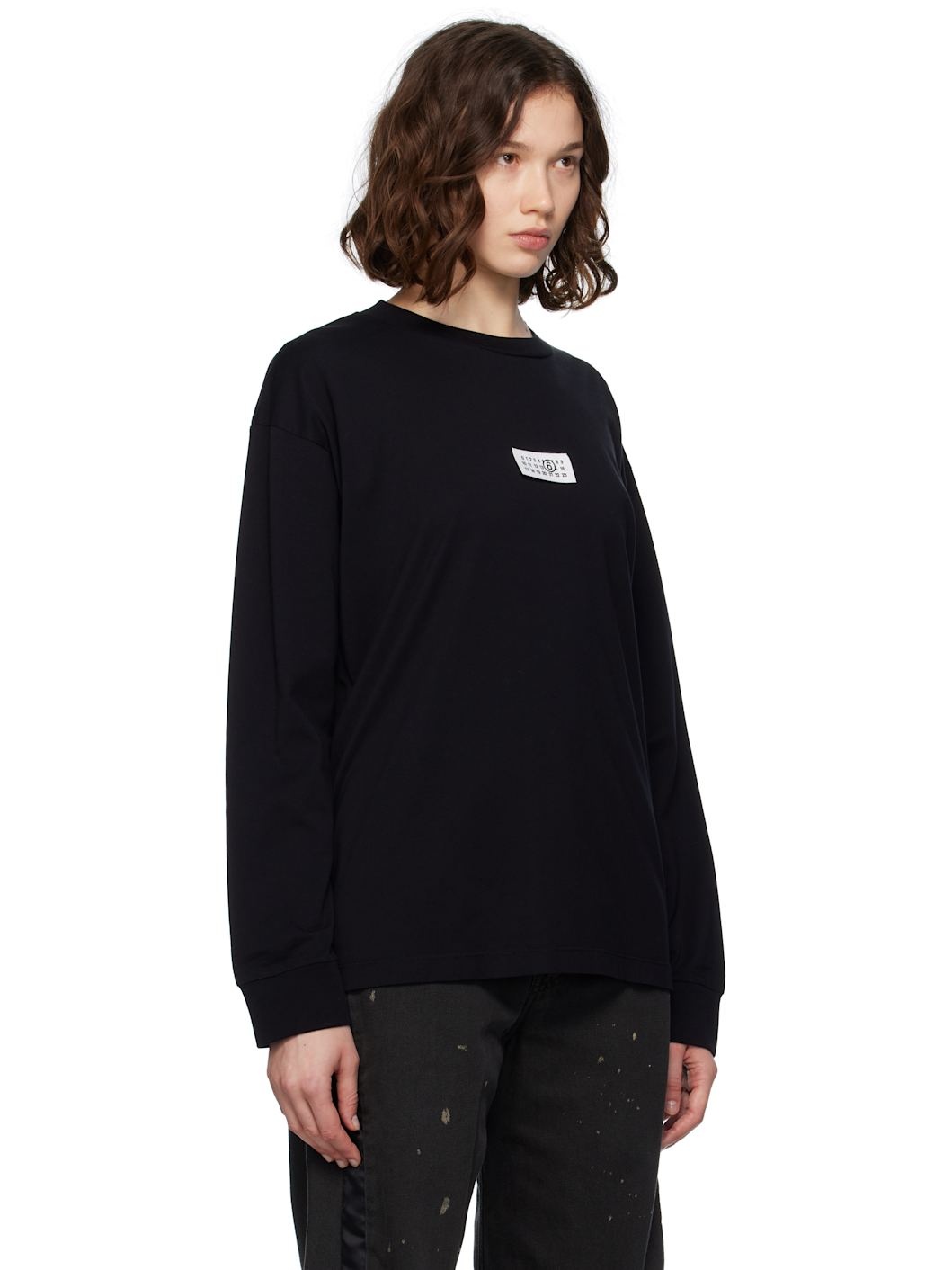 Black Cotton T-shirt - 2