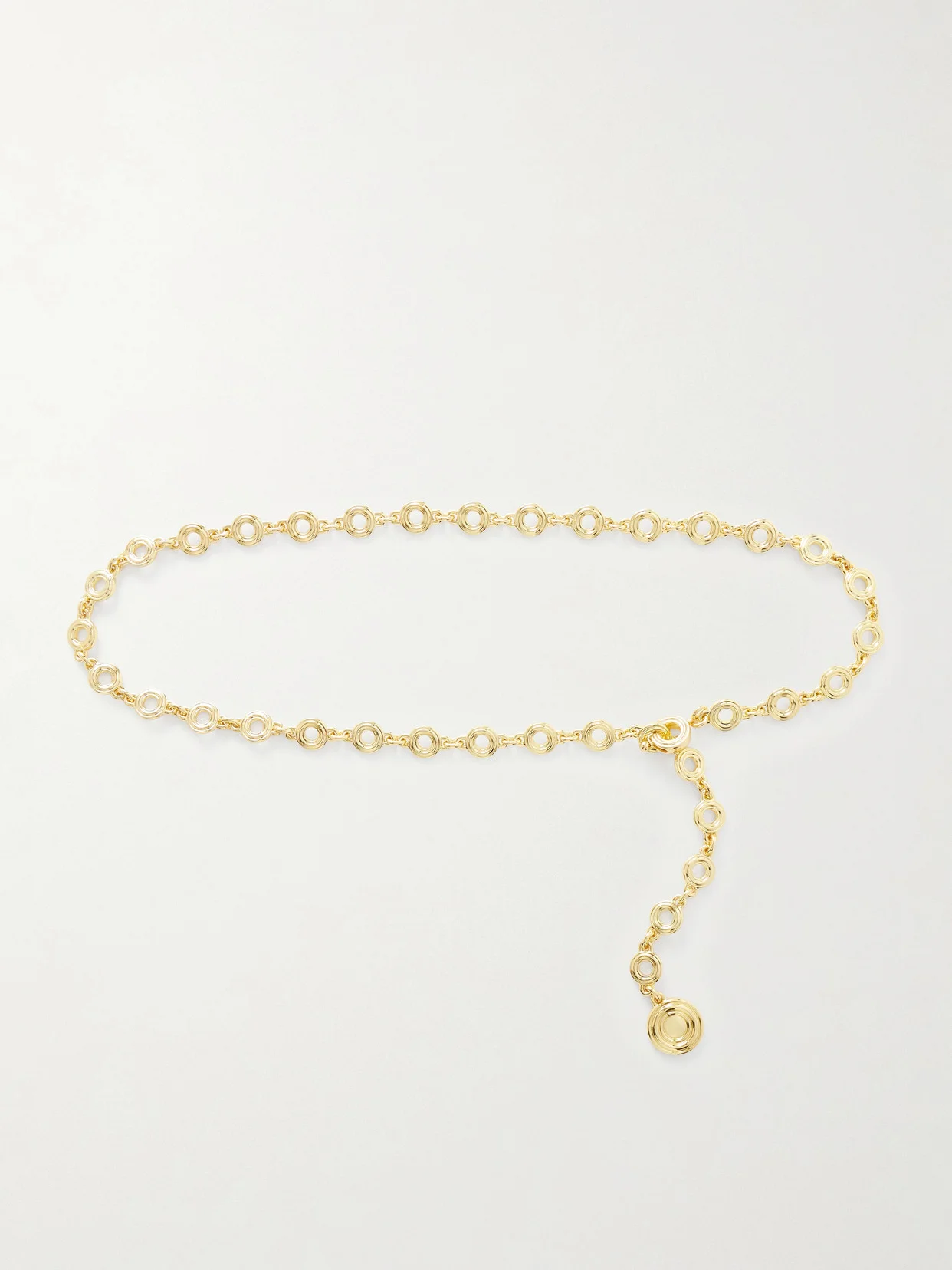 Elysées Gold-tone Chain Belt - 1