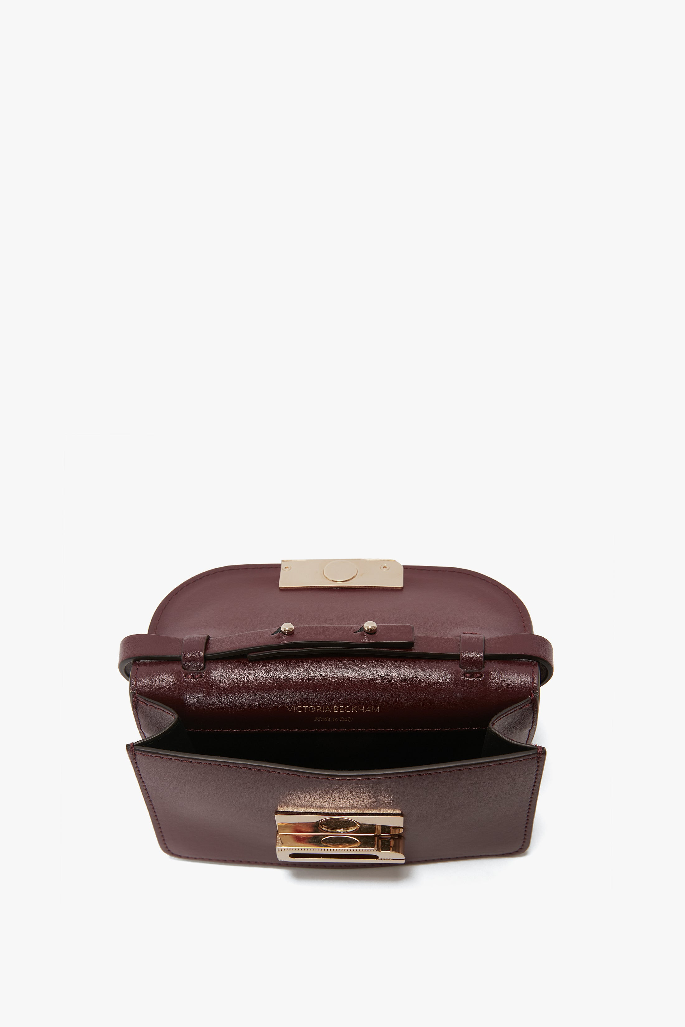 Nano Dorian Bag In Burgundy Smooth Leather - 6