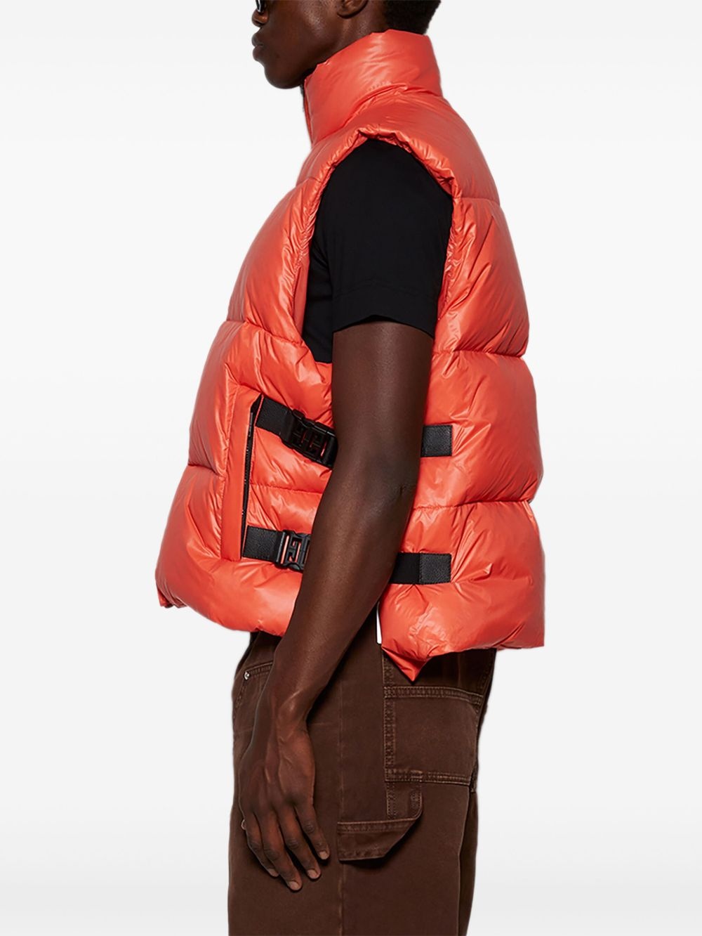 4G Buckle puffer vest - 4