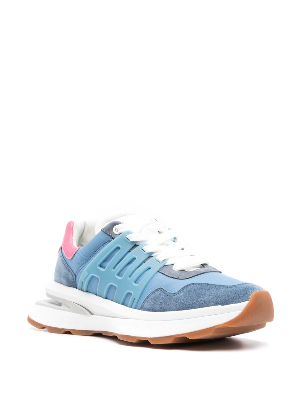 Slash leather sneakers - 2