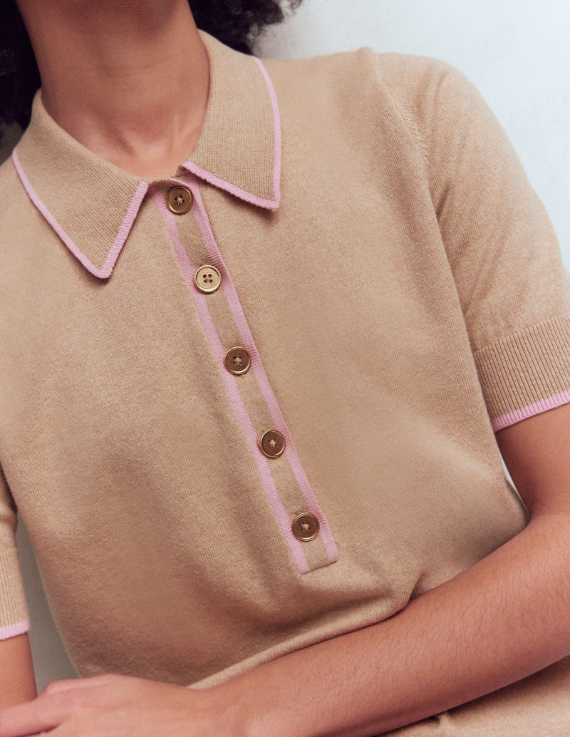 Liz Henley T-Shirt-Chinchilla Melange 3