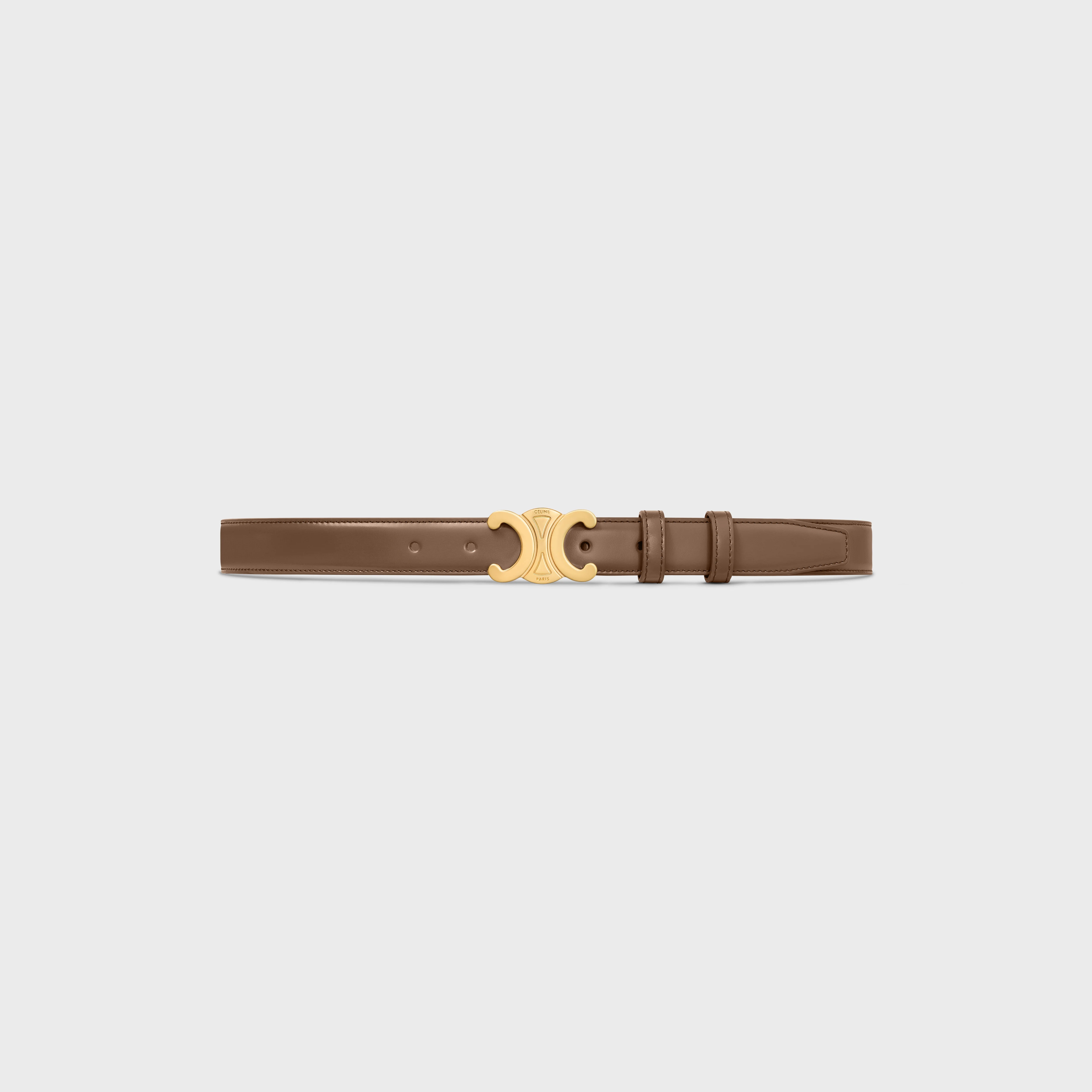 Medium Triomphe Belt in Taurillon Leather - 1