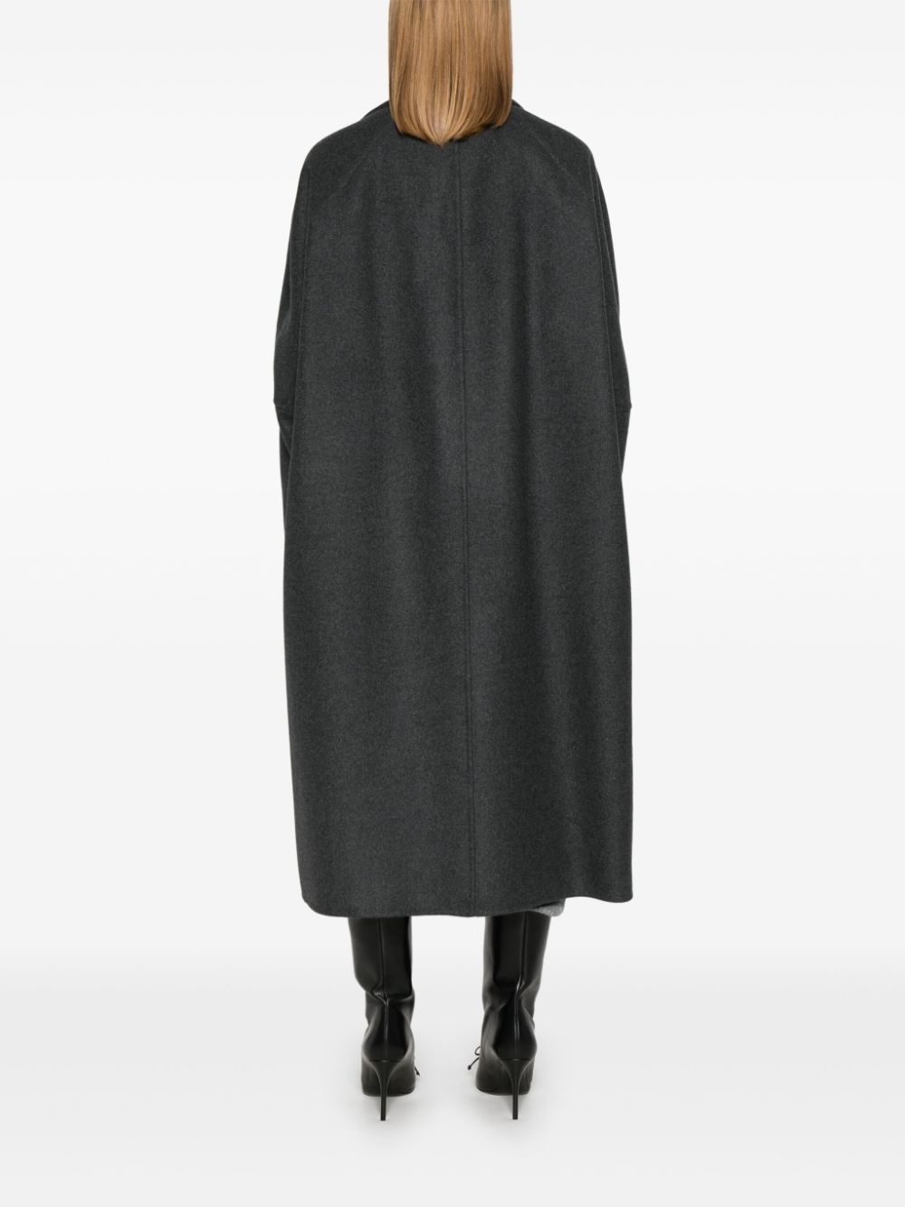 virgin wool-blend  coat - 4
