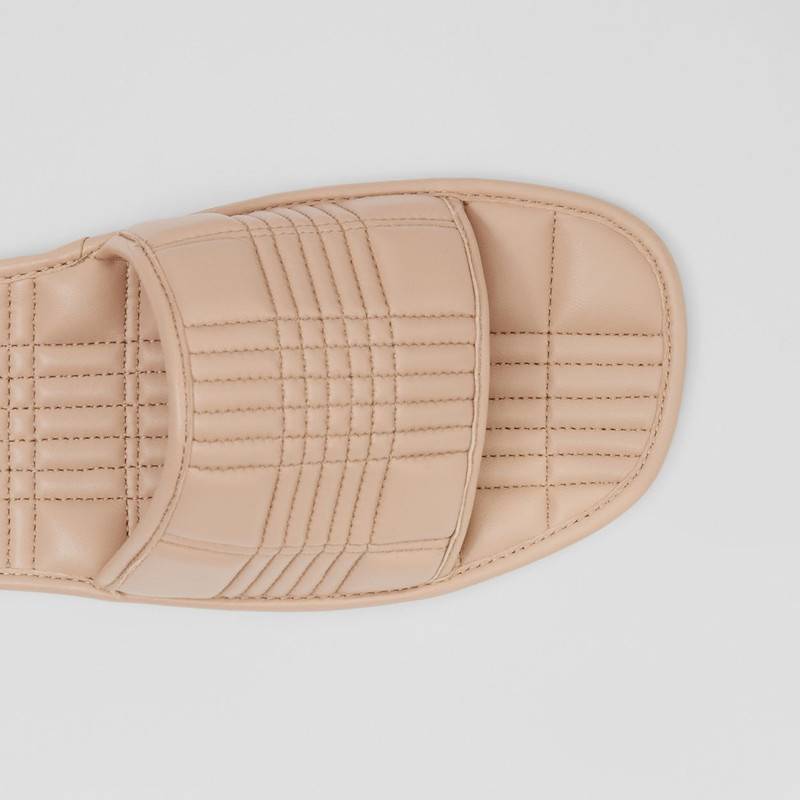 Burberry Quilted Leather Slides outlook