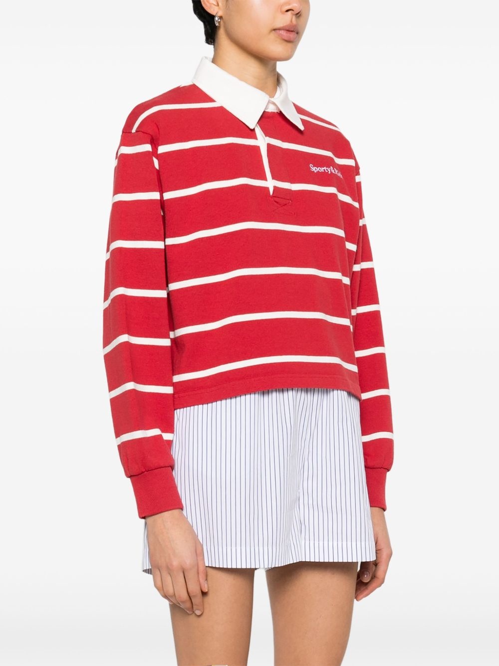 striped polo shirt - 2
