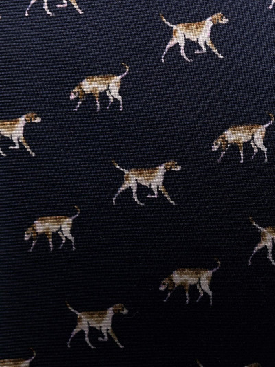 Church's dog print silk tie outlook