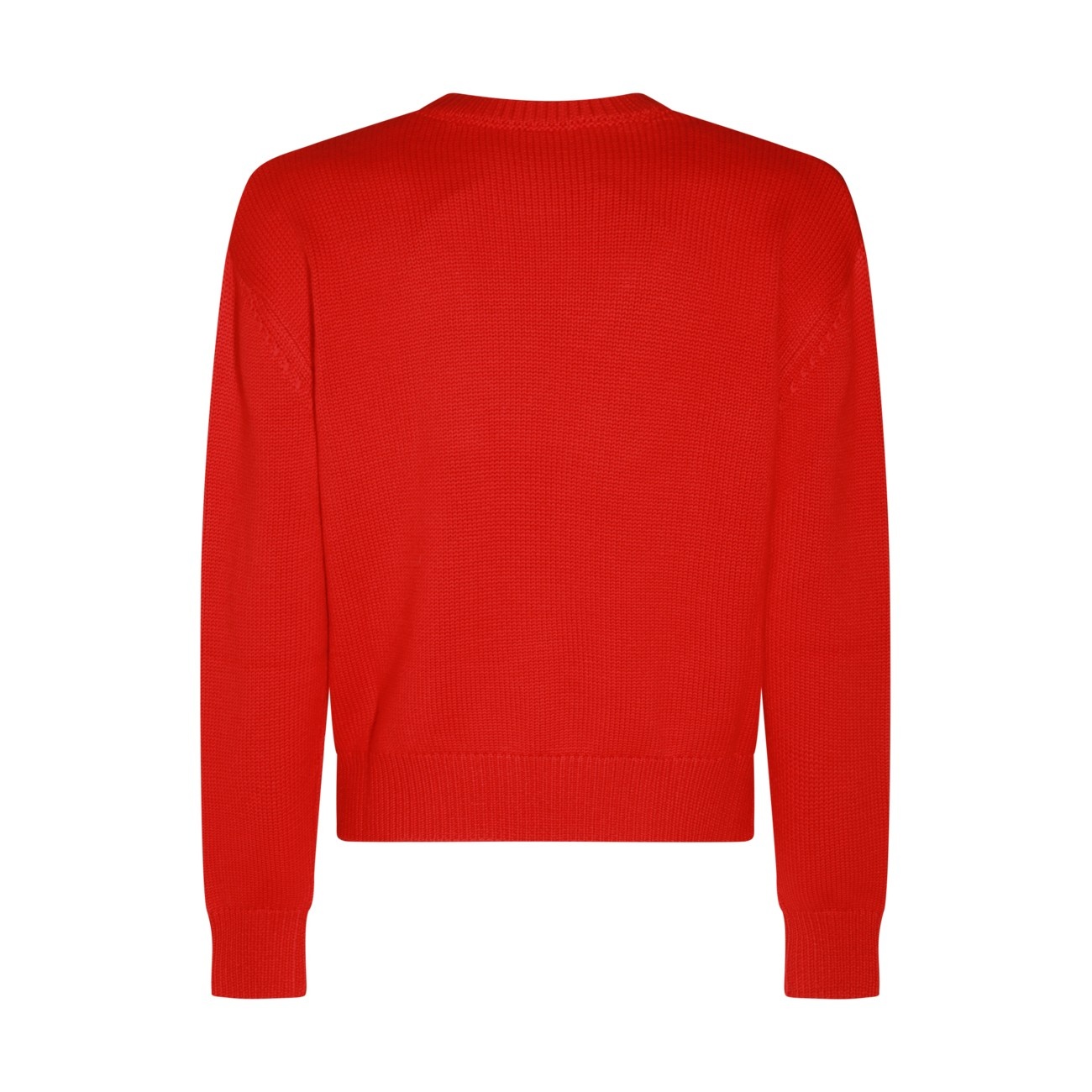 red wool knitwear - 2