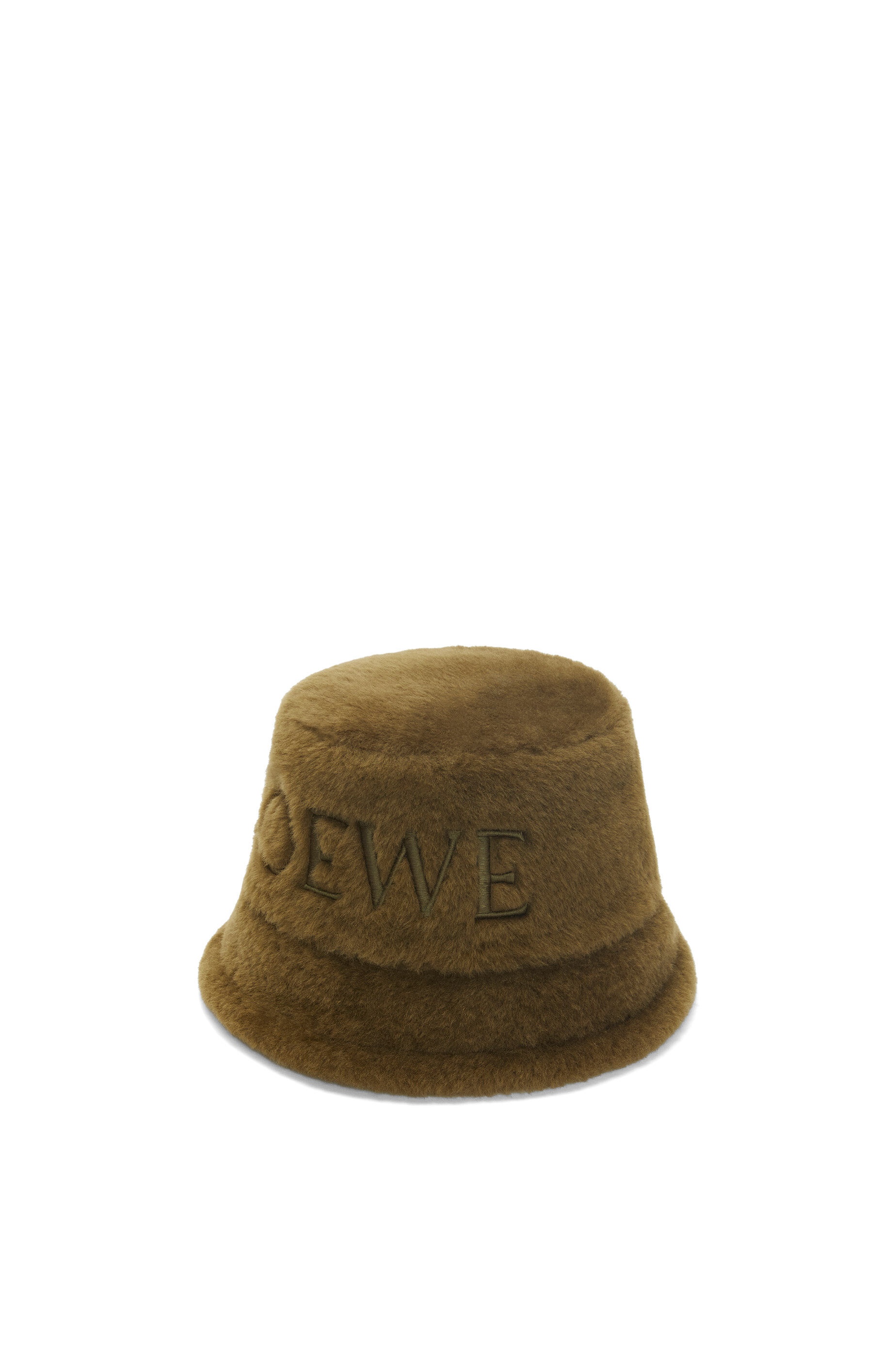 Loewe bucket hat in shearling - 3