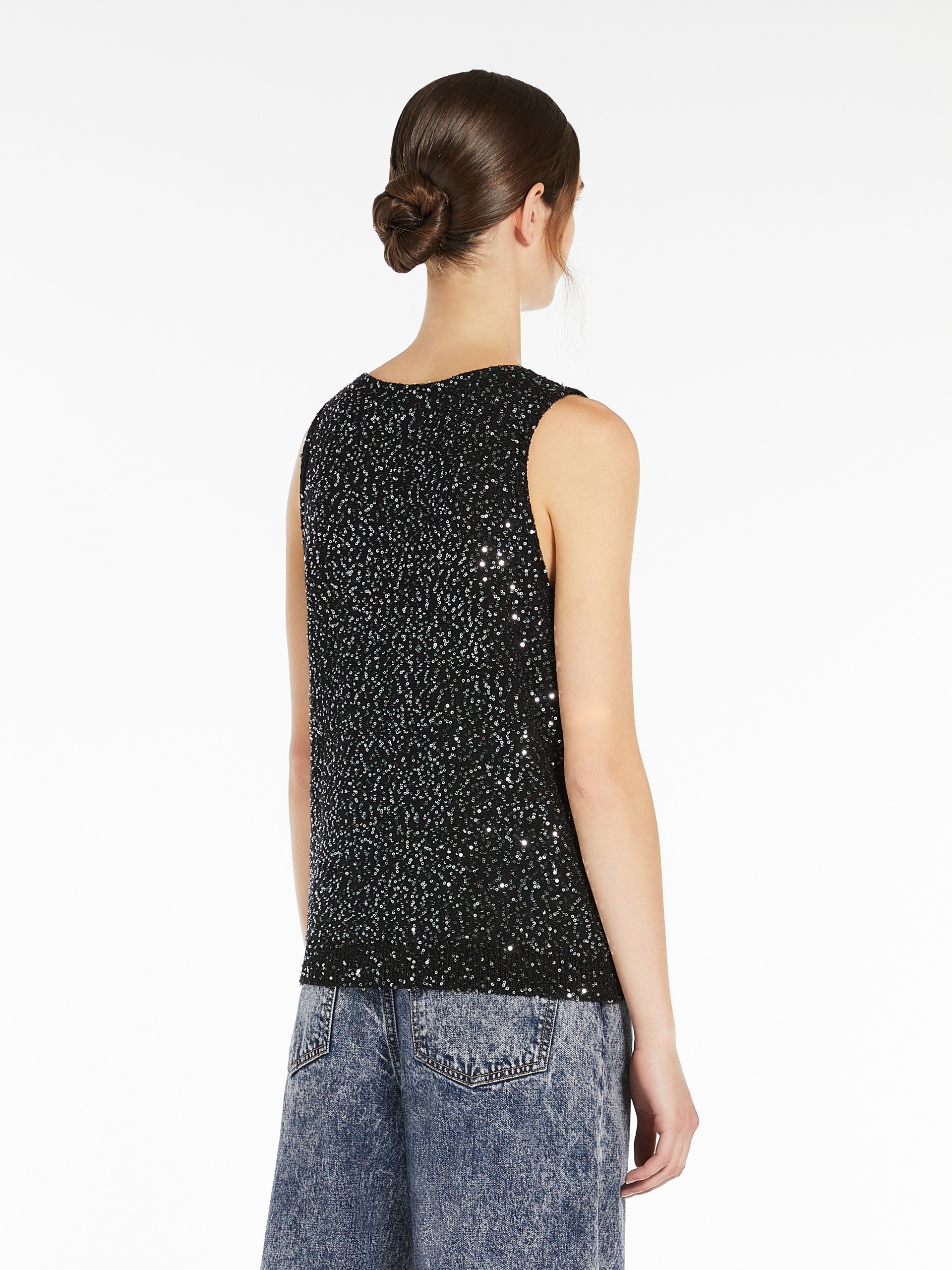 COLOMBA Sequinned yarn top - 4