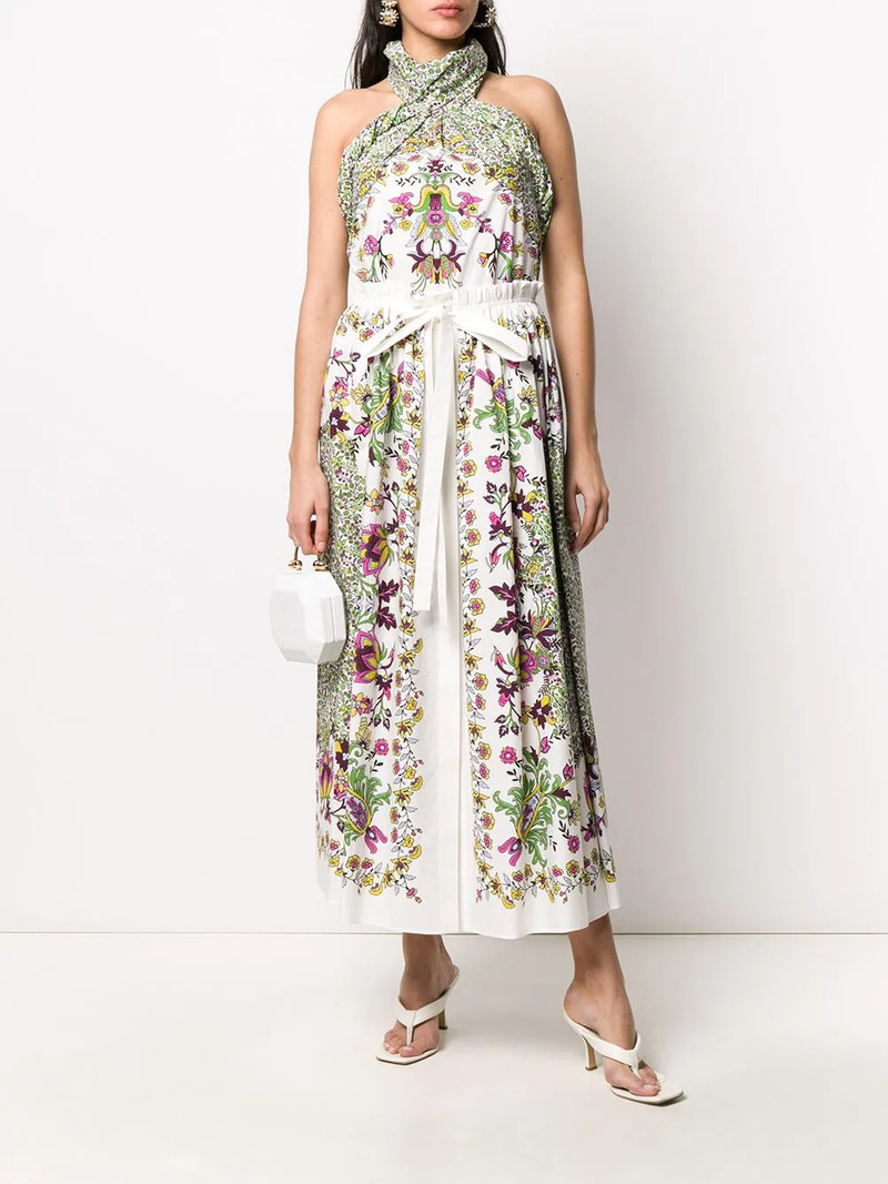 Givenchy floral print 미디 스커트 outlook