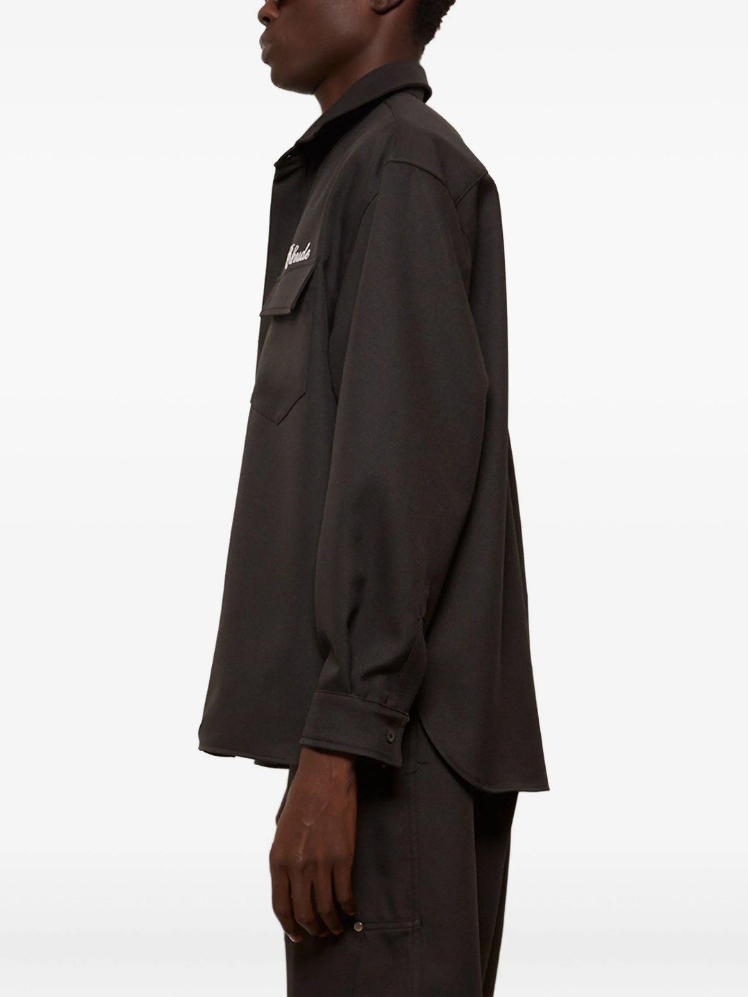 Boxy Long Sleeve Work Shirt - 4