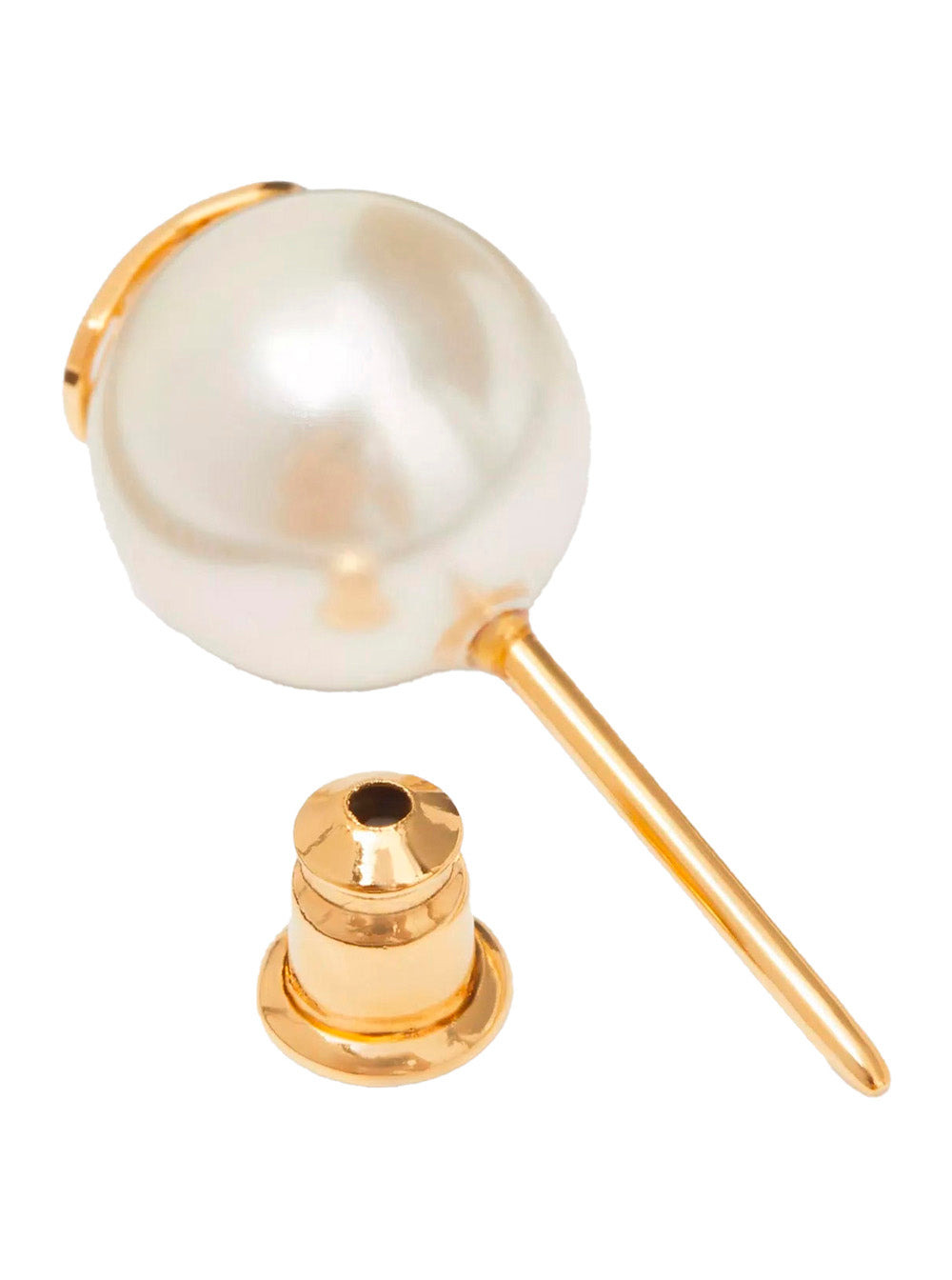 Valentino Garavani Women Earrings (Perla 10Mm) | Vlogo Signature Pearl | Metallo/Perla - 2